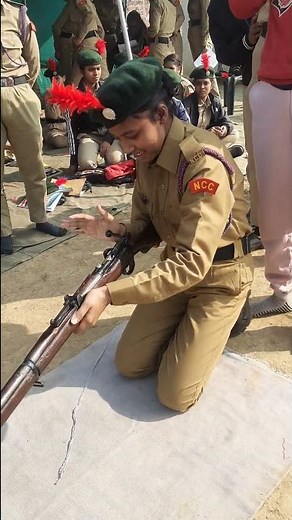 Weapon Handling || NCC Training in Camp
