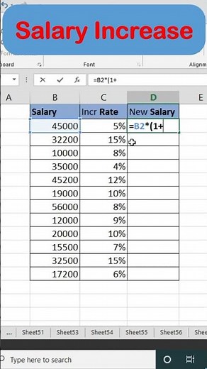 Calculate Salary With Increase Percentage % ‪@BrainUpp‬