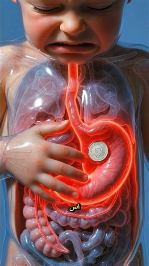 Child Swallows Coin 😱 | Shocking 3D Medical Animation Inside the Body (Must Watch)