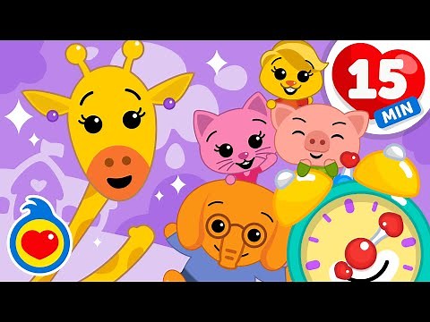 ¡Que Levante La Mano! 🎒📚🖍️ Y Más Canciones Infantiles Para Ir al Jardín de Infantes | Plim Plim