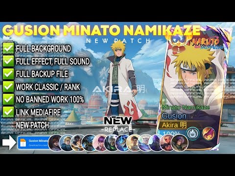 UPDATE Script Skin Gusion Minato - Nami Minato No Password | Full Effect Voice | Patch Terbaru