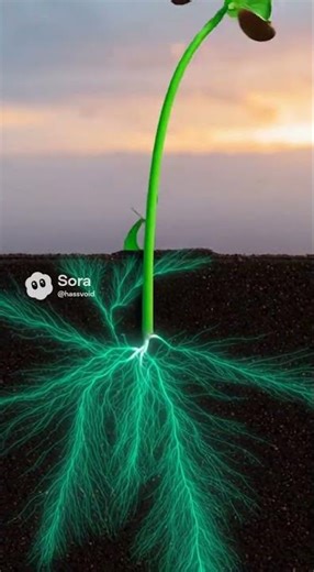 "Bean Plant Growth Timelapse: Epic Above & Below Ground in 10 Seconds! 🌱🔥"