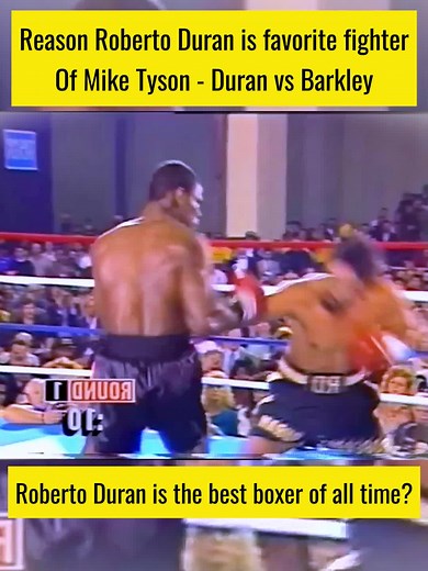Roberto Duran vs Iran Barkley #boxing