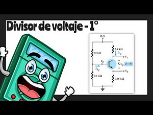 BJT Transistors in DC - Voltage Divider - 1° ✅