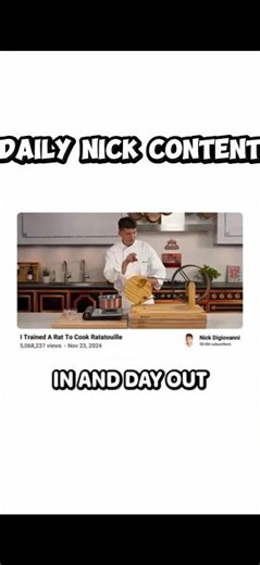 What was Nick DiGiovanni most expensive video #nickdigiovanni #cooking #podcast #food #expensive