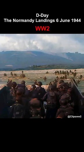 The Normandy Landings D-Day | No Music, Pure Sound #shorts #ww2
