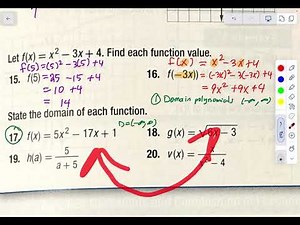 Chapter 1 Review Part 1 (Algebra 3)