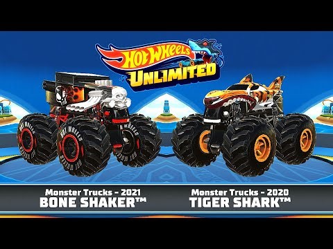 Hot Wheels Unlimited 2: Let’s Race 3 Monster Trucks Race In Mega-Wrex