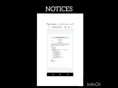 Writing Notices & Memos