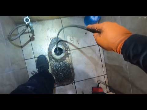 Drain Clog #27. Main Sewer and toilet removal Maspeth, Queens N.Y.