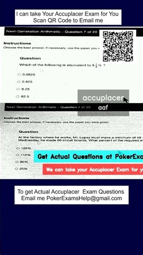 accuplacer aaf #exampreparationtips #accuplacorexam