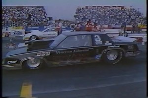 Chevy vs Olds at the 1983 World Finals as Warren Johnson takes on the champ Lee Shepherd. | Drag Racing Media Of The Past