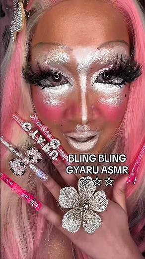 Ganguro gyaru ASMR💖💖🌸🌸🌸💛💛🌈🌈🌴🌴✨ #ギャル #gyarumakeup #gyaru #japanese #harajuku