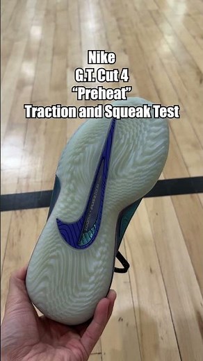 Nike G.T. Cut 4 Traction and Squeak Test #nike #nikebasketball #gtcut4