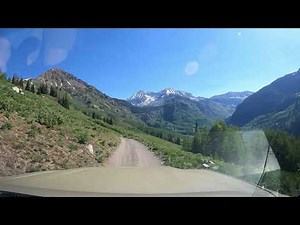 Lead King Basin Drive Hyperlapse. Stock Tacoma