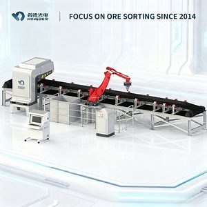 High-Stability Aii Foreign Object Removal Robot for Ore Conveyor Belts