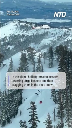 Avalanche Mitigation Underway Near Lake Tahoe