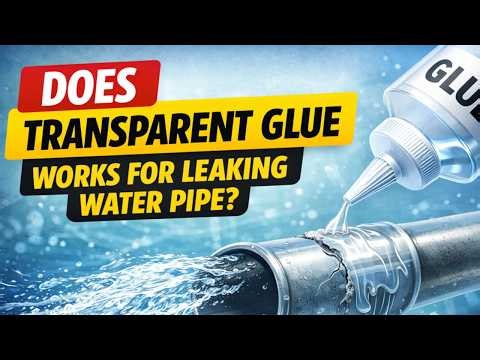 Does Transparent Glue Works For Leaking Water Pipe ?