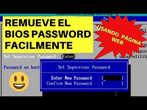 COMO REMOVER EL BIOS PASSWORD FACILISIMO !! | 2021