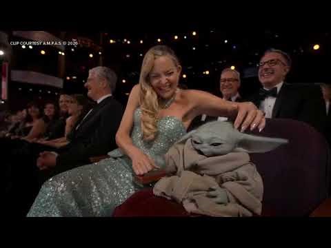 Oscars 2026: 'Star Wars' Grogu makes a special appearance, tries to clap
