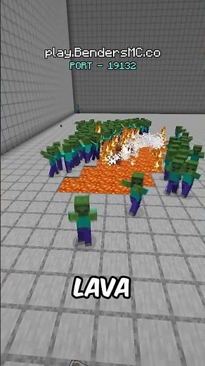 Earth Bending VS 500 ZOMBIES! #minecraft