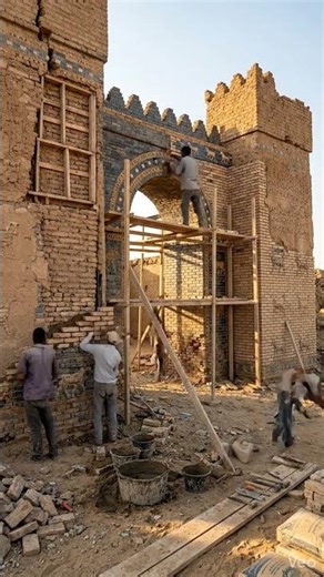 Restoring the Ishtar Gate: Rebuilding the Blue Wonder of Babylon #aianimation #aiart