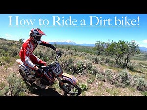 How To Ride A Dirt Bike Standing Up With Proper Form!