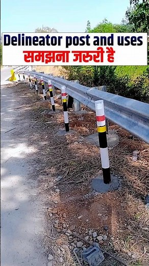 Delineator post and uses