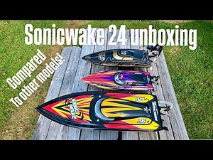 NEW 2025 ProBoat Sonicwake 24! Unboxing & compared to the SW 36 & the Recoil 2 26.