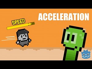 How to Make Smooth 2D Player ACCELERATION in Godot