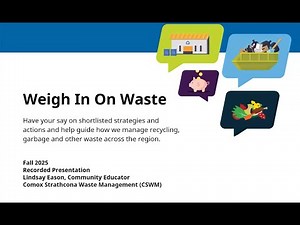 Fall 2025 Presentation - Solid Waste Management Plan (Proposed Strategies and Actions)