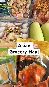 Asian grocery order from SayWeee