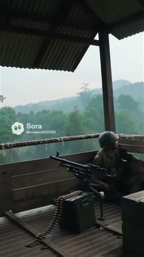 MONKEY AND MACHINEGUN VIDEO #military #funnyprank #monkeyvideo #army