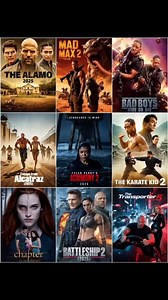 29K views · 74 reactions | Top 9 Most Viewed Movies of 2025, Have You Watched Them All:The Alamo (2025)MAD MAX: THE WASTELAND (2025)Bad Boys: Ride or Die (2025)Escape from Alcatraz (2025)Acrimony 2 (2025)The Karate Kid 2 (2025)The Twilight Saga 6: The New Chapter (2025)Battleship 2 (2025)THE TRANSPORTER 5 (2025) | Movies Details | Facebook