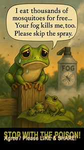 🐸 SO SAD… The mosquito hunter you didn’t know you were poisoning 😢 🔽 Read more 🔽 | Eat Love Grow