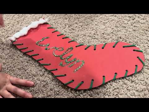 From Paper to Stocking! 🧦 Christmas Craft for Kids