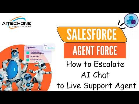 Episode 25: How to Transfer AI Agent to Live Human Agent in Salesforce (Step-by-Step Guide)