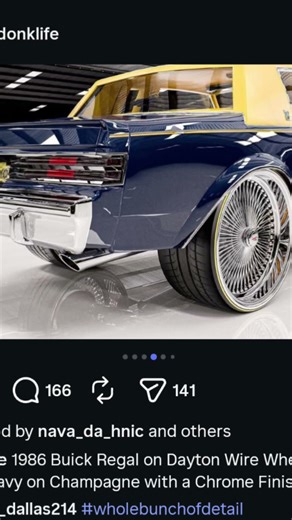 "Flawless" Smoked Navy 86 Cutlass Salute @412donklife