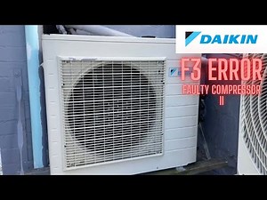 Repairing Daikin F3 Error (Compressor EP 2)