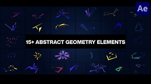 Abstract Geometry Elements for After Effects