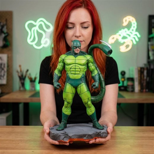 Cyber Scorpion 9 Part 3D Model | Mechanical Tail Villain Miniature Statue (STL File) - Etsy UK