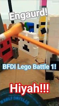 BFDI Lego Battle 1: Stay on the Card Board!