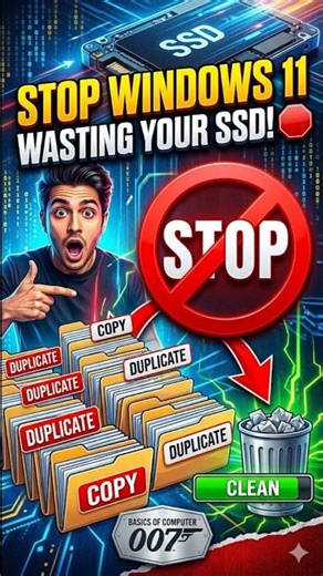 Stop Windows 11 from Wasting Your SSD! 🛑 #Shorts