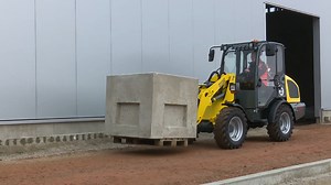 19 reactions | Powerhouse and wheel loader. Our WL34 is also available with a pallet fork, of course, and it can do plenty with that. What is your favorite wheel loader attachment? Write it down in the comments! | Wacker Neuson | Facebook