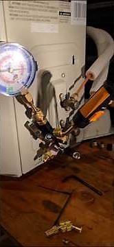 Senville/ Pioneer/ Cooper and Hunter..Mini split successful pressure test and releasing the nitrogen