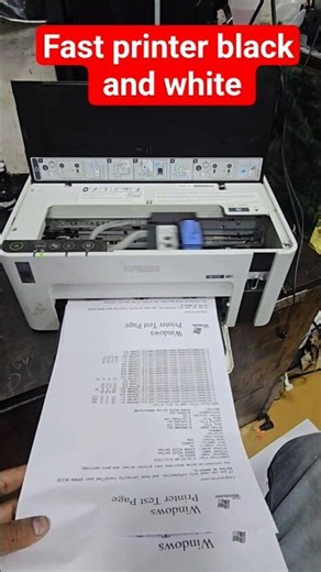 Epson M1120 black and white printer speed check fast printer