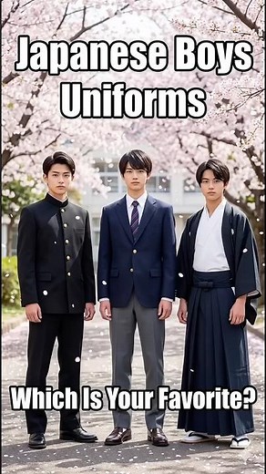 3 Types of Japanese Boys UniformsThat Are Cooler Than Yours 🇯🇵