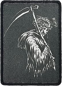 Skull Soldier Morale Tactical Patches Printed Hook&Loop Patch Badge Armband for Backpack, Army Vests, Jackets, Jeans, Hats, Helmets