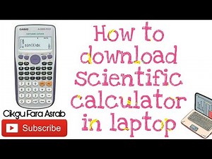 Cara Download Scientific Calculator dalam Laptop