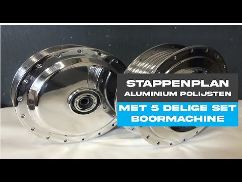 Hoe aluminium polijsten met een boormachine